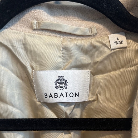 Babaton Classic Cream Wool Blazer - Picture 2 of 5